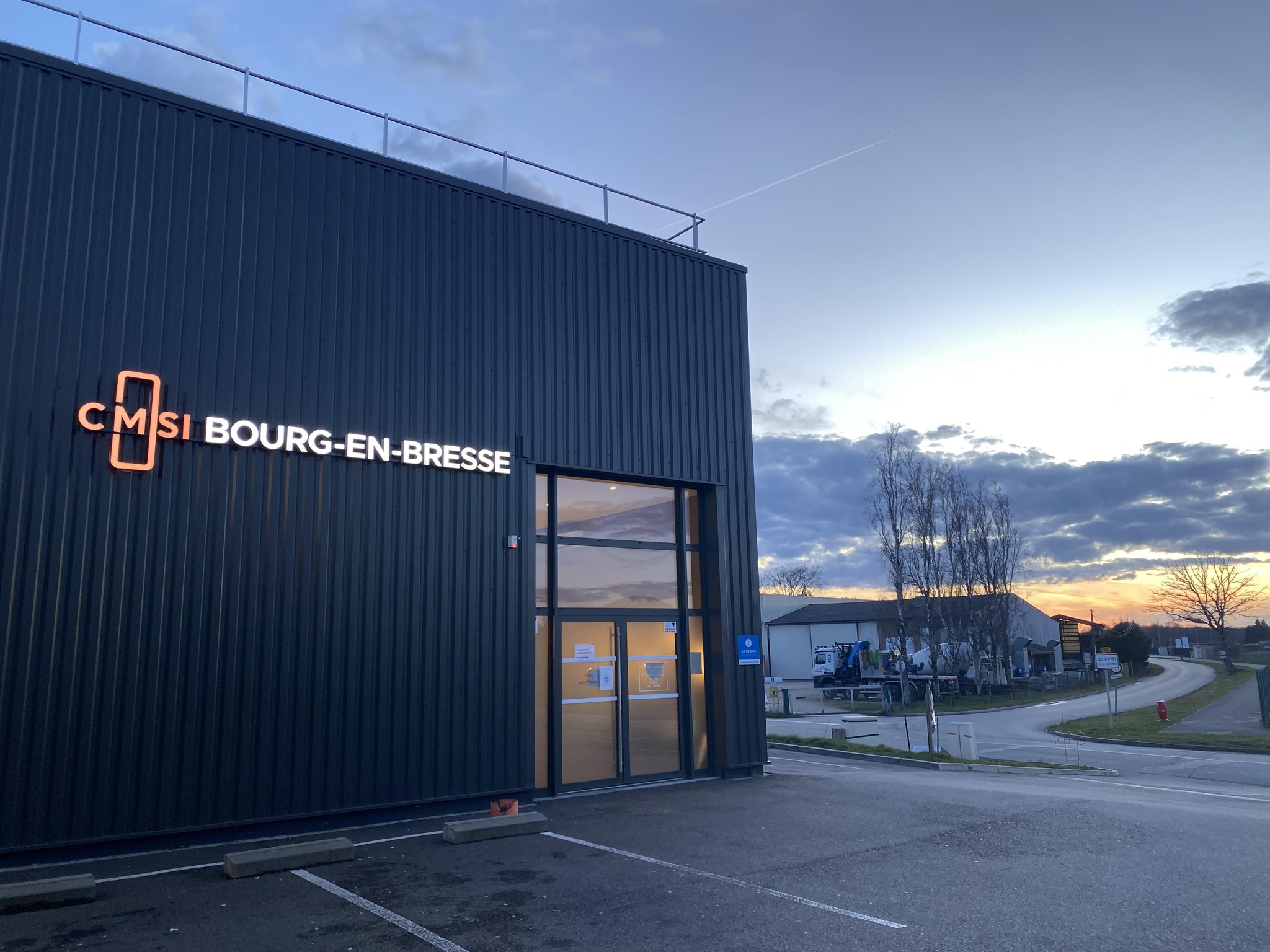 Façade du CMSI Bourg en Bresse