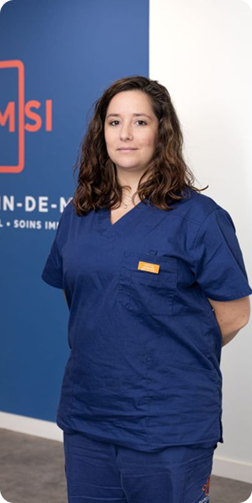 Portrait de Laetitia Costes-Villetorte, Infirmière